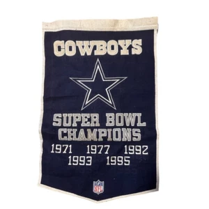Dallas Cowboys NFL Super Bowl Champions Legends Embroidered Banner - Picture 1 of 3
