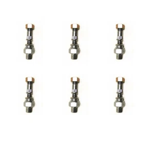 x6 Sets Rear Wheel Studs & Nuts LH For Isuzu NPR/NQR 7.5T 4HE1/4HK1 1998>ON - Picture 1 of 1