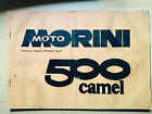 Moto Morini 500 Camel - Owners manual, Fahrerhandbuch, Uso e Manutenzione