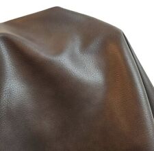 Brown Pebblegrain Soft Faux Leather; 2 Yards (72 x 54 inch Wide)