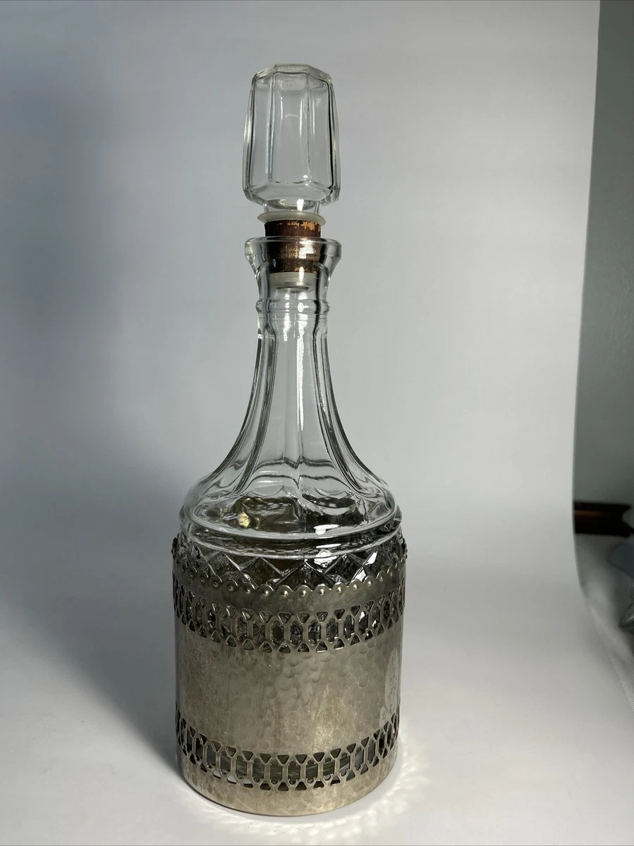 复古水晶酒瓶古董玻璃酒瓶| eBay