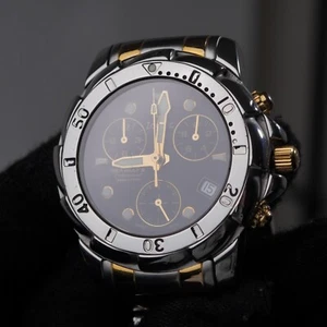 Zodiac Sea Wolf II 200M dive watch chronograph 5413.0348 sapphire 40mm RARE - Picture 1 of 20