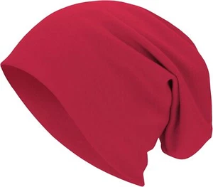Beanie for Men/Women Slouchy Hats Hip Hop Skull Cap Baggy A Red - Picture 1 of 8