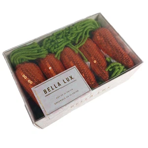 BELLA LUX PAILLETTEN KAROTTEN FÜR OSTERN/FRÜHLING DEKO SCHÖN! 10er Set - Bild 1 von 3