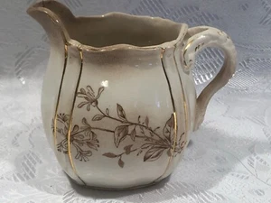 Antikes Willets Manufacturing Co Keramik Geißblatt Milchkännchen/Krug 1879-1909 - Bild 1 von 10
