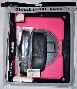 FANSONG Pink & Black High Quality Hard Tablet Case + Shoulder Strap *NEW* - Picture 1 of 4