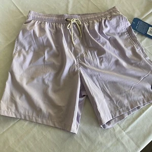 Life is Good Swim Trunks Lilac Adult M Lined Pockets Shorts Logos - Picture 1 of 8