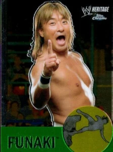 2007 Topps Heritage II Chrome WWE Wrestling Card #35 Funaki - Picture 1 of 2