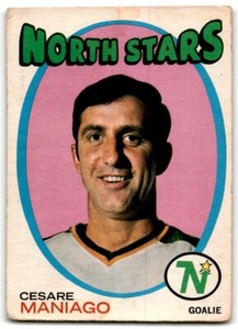 1971-72 O-Pee-Chee Vintage Hockey Cesare Maniago #117 READ CONDITION