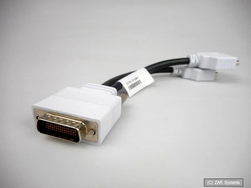 Original Lenovo 41X6398, 41R3403 DONGLE DVI, DMS-59 zu DUAL-DVI VIDEO Kabel, NEU - Bild 1 von 1