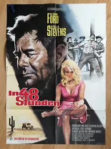 Glenn Ford RAGE rare German 1-sheet poster 1966 - sexy Stella Stevens art - Picture 1 of 1