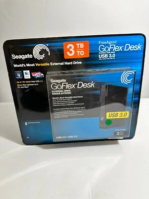 Seagate GoFlex Desk Adapter USB 3.0 FreeAgent 3TB External Drive - Image 1 of 4