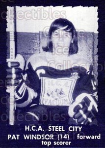 1975-76 HCA Steel City Vacuum #17 Pat Windsor