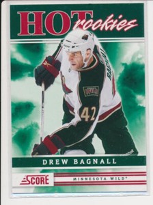 2011-12 Score #546 DREW BAGNALL - Rookie Card - Minnesota Wild