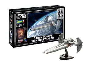 Revell 05638 - 1/120 Star Wars Geschenkset Darth Maul, Sith Infiltrator™ - Nuovo - Foto 1 di 1