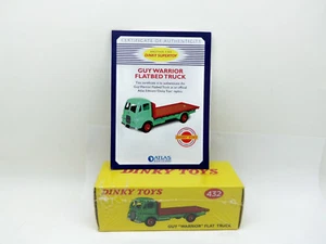 Atlas Dinky Toys No.432 Guy Warrior Flat truck + Certificate - New & Sealed - Picture 1 of 2