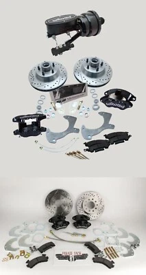 Комплект переднего и заднего дисковых тормозов 1957-72 FORD Galaxie затемненные суппорты Wilwood - Изображение 1 из 4