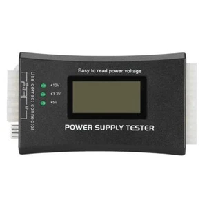 20/24 4/6/8 PIN LCD Computer PC ATX Power Supply Tester Tool for SATA IDE HDD EM - Picture 1 of 6