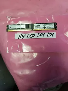 Micron 2GB PC2-5300 DDR2-667MHz ECC Reg 240-Pin DIMM Single Rank Memory 1RX4 - Picture 1 of 1