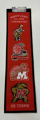 Maryland Terrapins NCAA Winning Streak Embroidered Heritage Banner! Cover