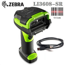 Zebra LI3608-SR00003VZCN Standard Range 1D USB Handheld Barcode Scanner w Cable