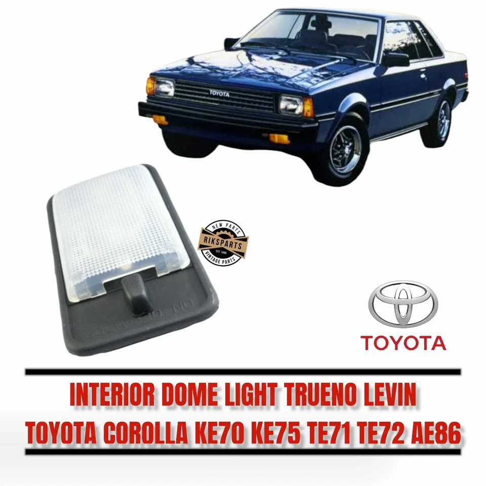Se adapta a TOYOTA COROLLA KE70 KE75 TE71 TE72 LUZ DOMO INTERIOR TRUENO LEVIN Foto 1 de 4