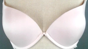 6ixty8ight Ladies Pink Polyamide Padded Underwire Plunge Bra Size 38 C (27) - Picture 1 of 12