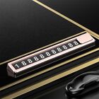 Aluminum Car Temporary Parking Card Metal Auto Accessories Phone Number Plate