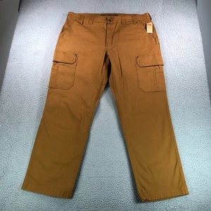 Duluth Trading Hose Herren 44x34 Brow Canvas Feuerwehrhose Flex Relaxed Fit Zimmermann - Bild 1 von 16
