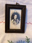 King Chulalongkorn  In Antique Wooden Frame 6cm X8.5cm