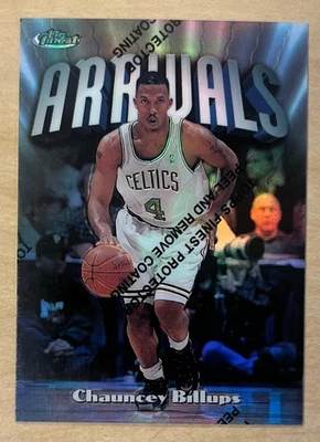 1997-98 Finest Chauncey Billups Silver Refractor RC /1090 Rookie Celtics HOF - Image 1 of 2