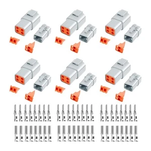 72-Teiliges Deutsch-DTP-Steckerset, 4-Polige Wasserdichte Kfz-Stecker, 6 Se4820 - Photo 1/7