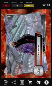 Edris Enofe - Orange 25cc Legendary - Topps Slam WWE Chrome Sapphire 25 Digital - Picture 1 of 1