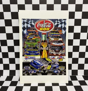 NASCAR Sam Bass 2005 Coca-Cola 600 Lowes Motor Speedway Bottle Rockets Print 4x6 - Picture 1 of 2