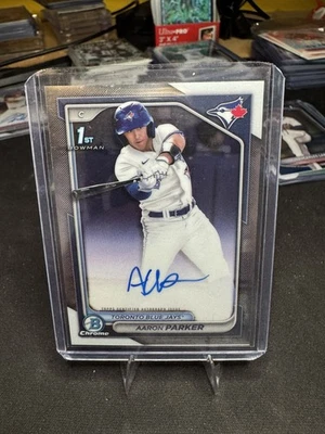 2024 Bowman Draft 1st Aaron Parker 1st Chrome Auto #CPA-AP Blue Jays - Image 1 of 2