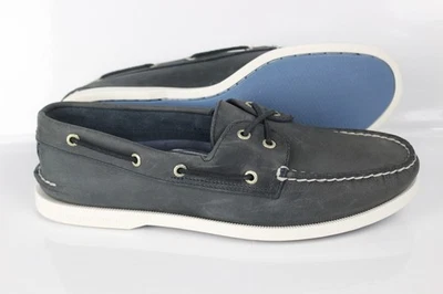 Zapatos de barco Sperry Top Sider para hombre A/O 2 ojos cuero azul STS25556 Foto 1 de 4