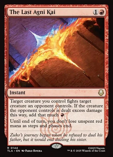 PRESALE The Last Agni Kai TLA NM MTG - Image 1 of 1