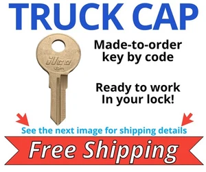 Bauer Knapheide Leer Raider Truck Cap Key llaves de repuesto precortadas al código J343 - Imagen 1 de 3