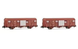 Arnold HN6439 Coppia Carri Chiusi FS Logo Losanga Scala N - Photo 1/1