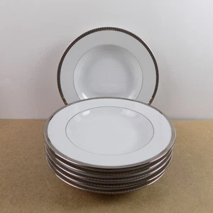 6 zuppiere Haviland Limoges Symphonie Platine 9,25" in tutta la Francia in ottime condizioni - Foto 1 di 4