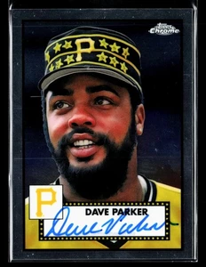 2021 Topps Chrome Platinum Anniversary Dave Parker #PA-DP Auto Pirates HOF - Foto 1 di 2