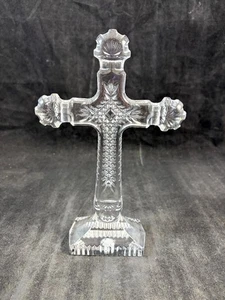 Estatuilla de cristal Waterford Dorset cruz de pie 9,5 pulgadas de altura - Imagen 1 de 6