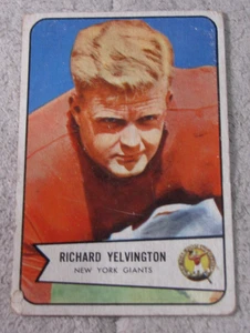 1954 Bowman #77 Dick Yelvington RC Rookie SP stampa corta - GD/VG - Foto 1 di 2