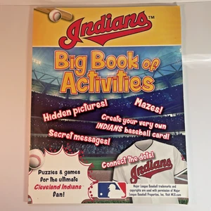 Indians Big Book of Activities by Peg Connery-Boyd Scott Waddell MLB 2016 Unused - Picture 1 of 7
