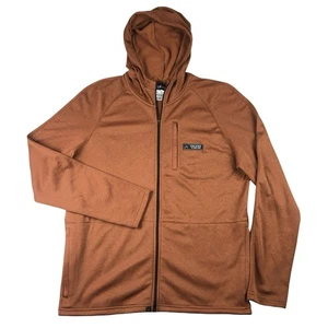 Coalatree Baseline Base Midlayer Mens Medium Grid Thermal Fleece Full Zip Hoodie - Picture 1 of 6