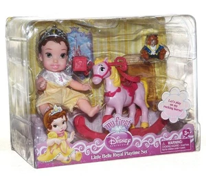 RARE JAKKS My First Little Belle Royal Playtime Set Beauty & The Beast Toy NEW - Picture 1 of 7