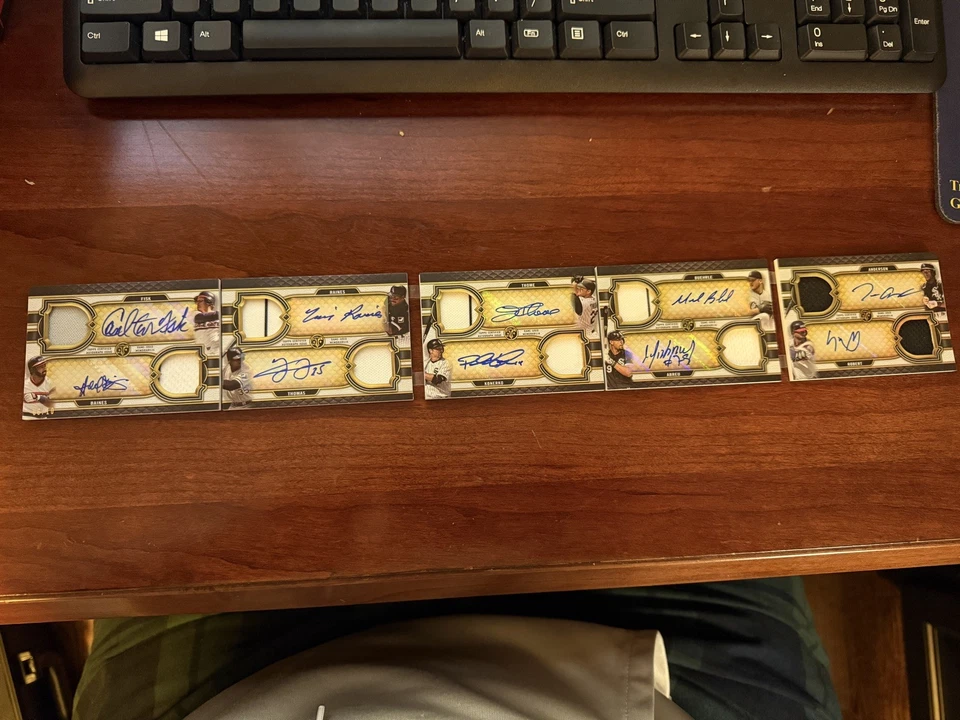 2022 Triple Threads Deca Frank Thomas Tim Raines Jim Thome White Sox Auto /10 — 第 1/4 张图片