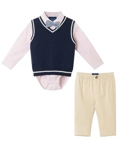 Andy & Evan Sweater Vest Oxford Set - Picture 1 of 6