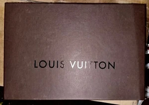 LOUIS VUITTON Authentic Empty Gift Box Large Size, Brown, France, 14 x 10” - Picture 1 of 5