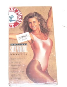 SEALED Jane Fonda’s Step Aerobic VHS 1992 Unopened Workout Tape NEW - Picture 1 of 4